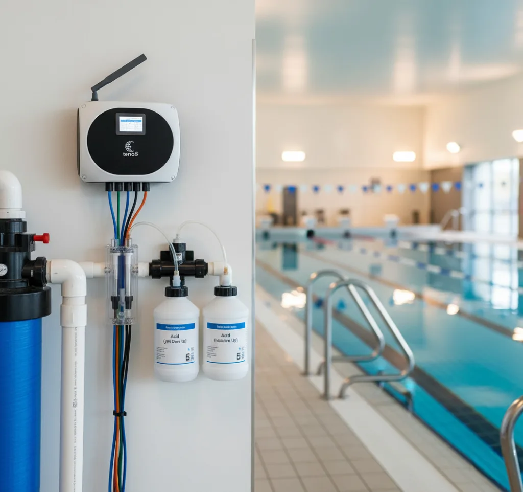 Swimming pool water quality management with Terra S